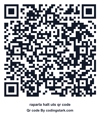 Raparla Halt UTS QR Code