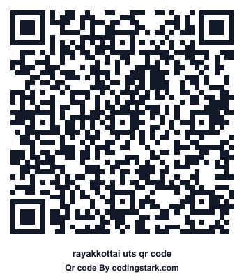 Rayakkottai UTS QR Code