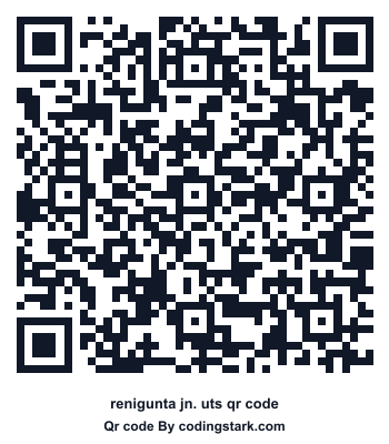 Renigunta Jn. UTS QR Code