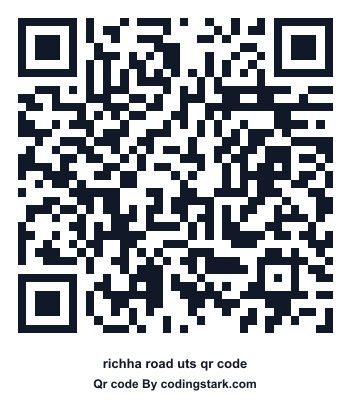 Richha Road UTS QR Code