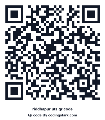 Riddhapur UTS QR Code