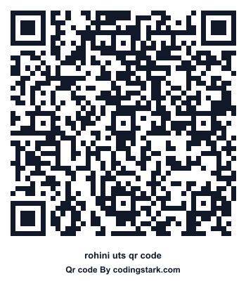 Rohini UTS QR Code