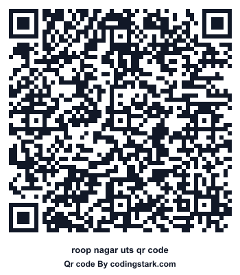 Roop Nagar UTS QR Code