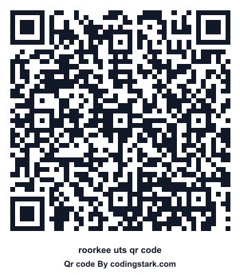 Roorkee UTS QR Code