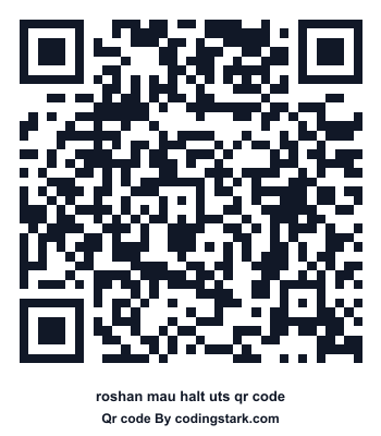 Roshan Mau Halt UTS QR Code