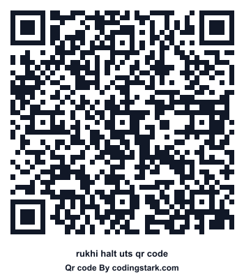 Rukhi Halt UTS QR Code