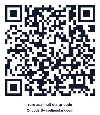 Rure Asal Halt UTS QR Code