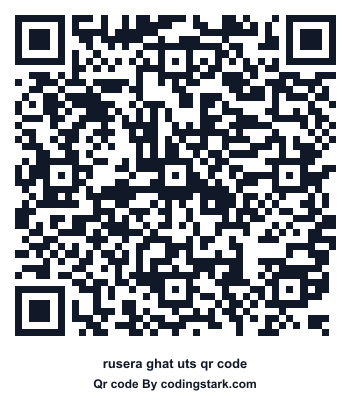 Rusera Ghat UTS QR Code