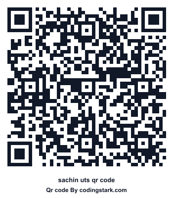 Sachin UTS QR Code