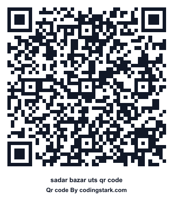 Sadar Bazar UTS QR Code