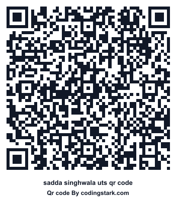 Sadda Singhwala UTS QR Code
