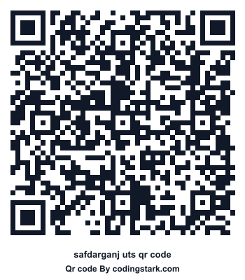 Safdarganj UTS QR Code