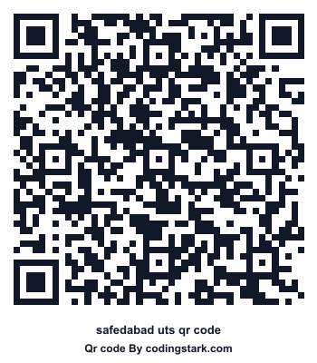 Safedabad UTS QR Code
