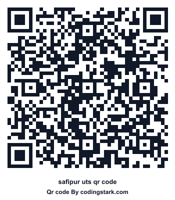 Safipur UTS QR Code