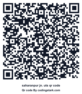 Saharanpur Jn. UTS QR Code