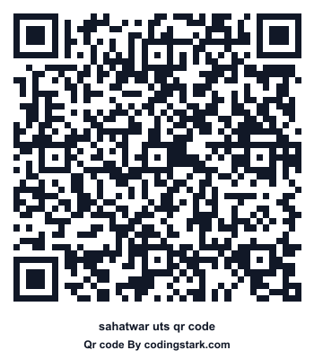 Sahatwar UTS QR Code