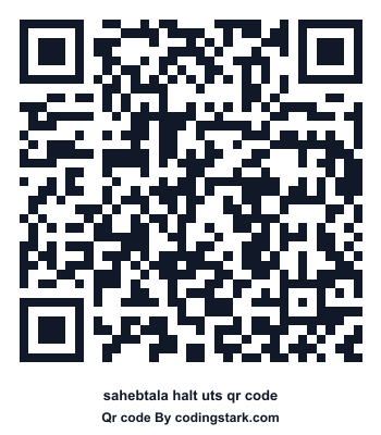 Sahebtala Halt UTS QR Code