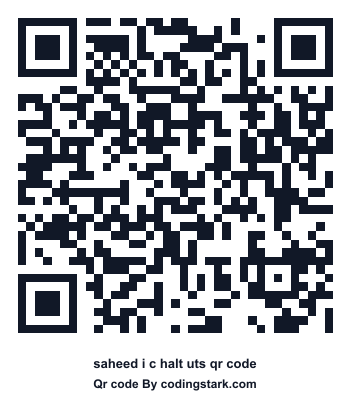 Saheed I C Halt UTS QR Code
