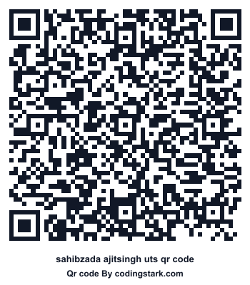 Sahibzada Ajitsingh UTS QR Code
