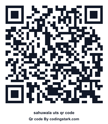 Sahuwala UTS QR Code