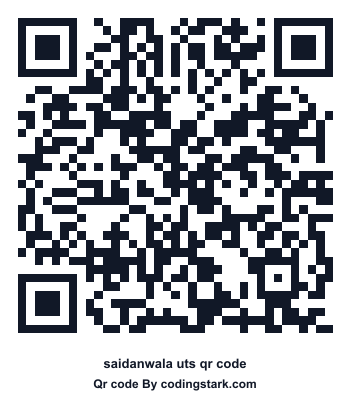 Saidanwala UTS QR Code