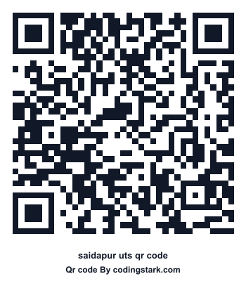 Saidapur UTS QR Code