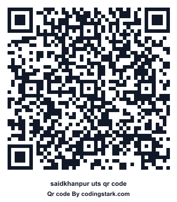 Saidkhanpur UTS QR Code