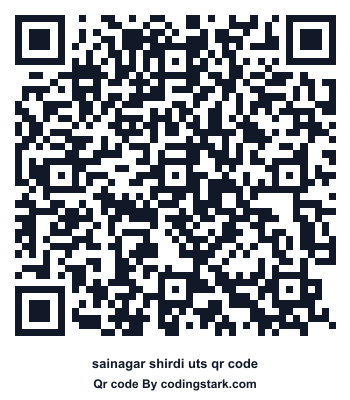 Sainagar Shirdi UTS QR Code