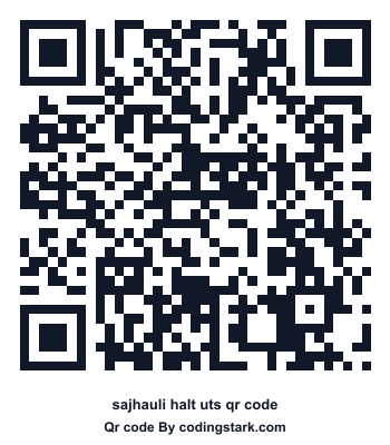 Sajhauli Halt UTS QR Code