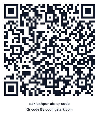 Sakleshpur UTS QR Code