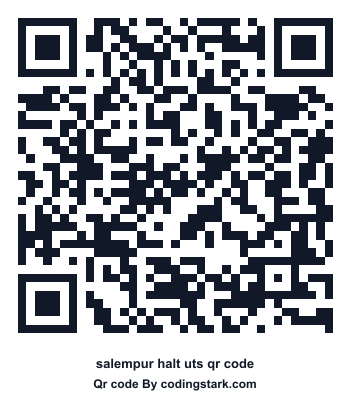Salempur Halt UTS QR Code