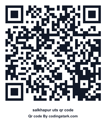 Salkhapur UTS QR Code