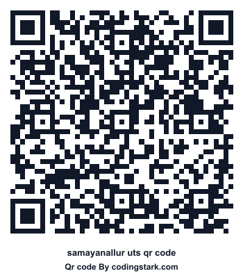 Samayanallur UTS QR Code