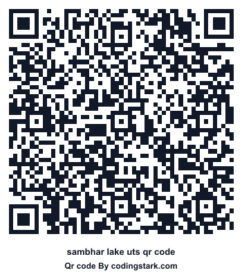 Sambhar Lake UTS QR Code