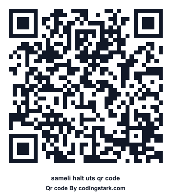 Sameli Halt UTS QR Code