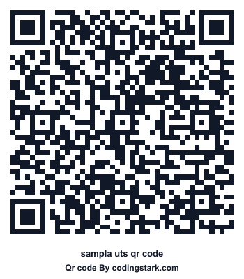 Sampla UTS QR Code