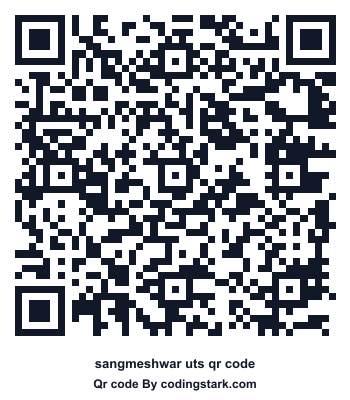 Sangmeshwar UTS QR Code