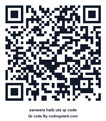 Sanwara Halt) UTS QR Code