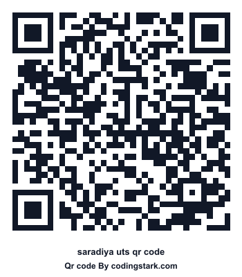 Saradiya UTS QR Code