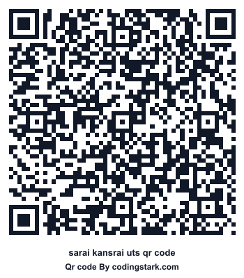Sarai Kansrai UTS QR Code