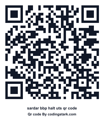 Sardar Bbp Halt UTS QR Code