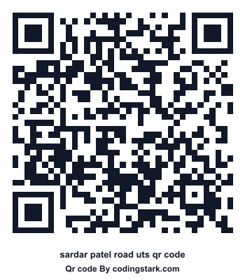 Sardar Patel Road UTS QR Code