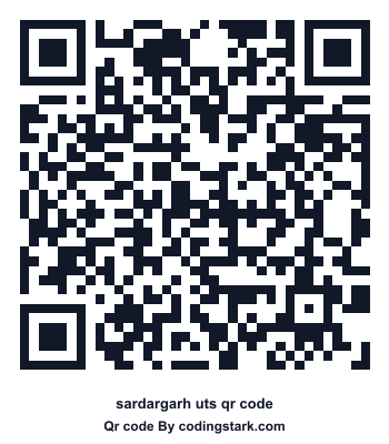 Sardargarh UTS QR Code