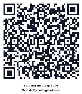 Sardargram UTS QR Code