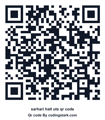 Sarhari Halt UTS QR Code