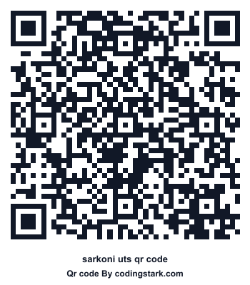 Sarkoni UTS QR Code