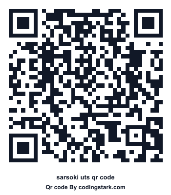 Sarsoki UTS QR Code