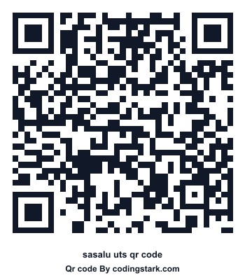 Sasalu UTS QR Code