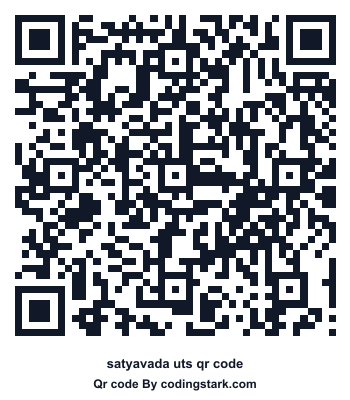 Satyavada UTS QR Code