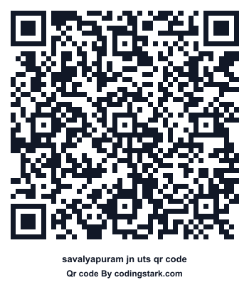 Savalyapuram Jn UTS QR Code